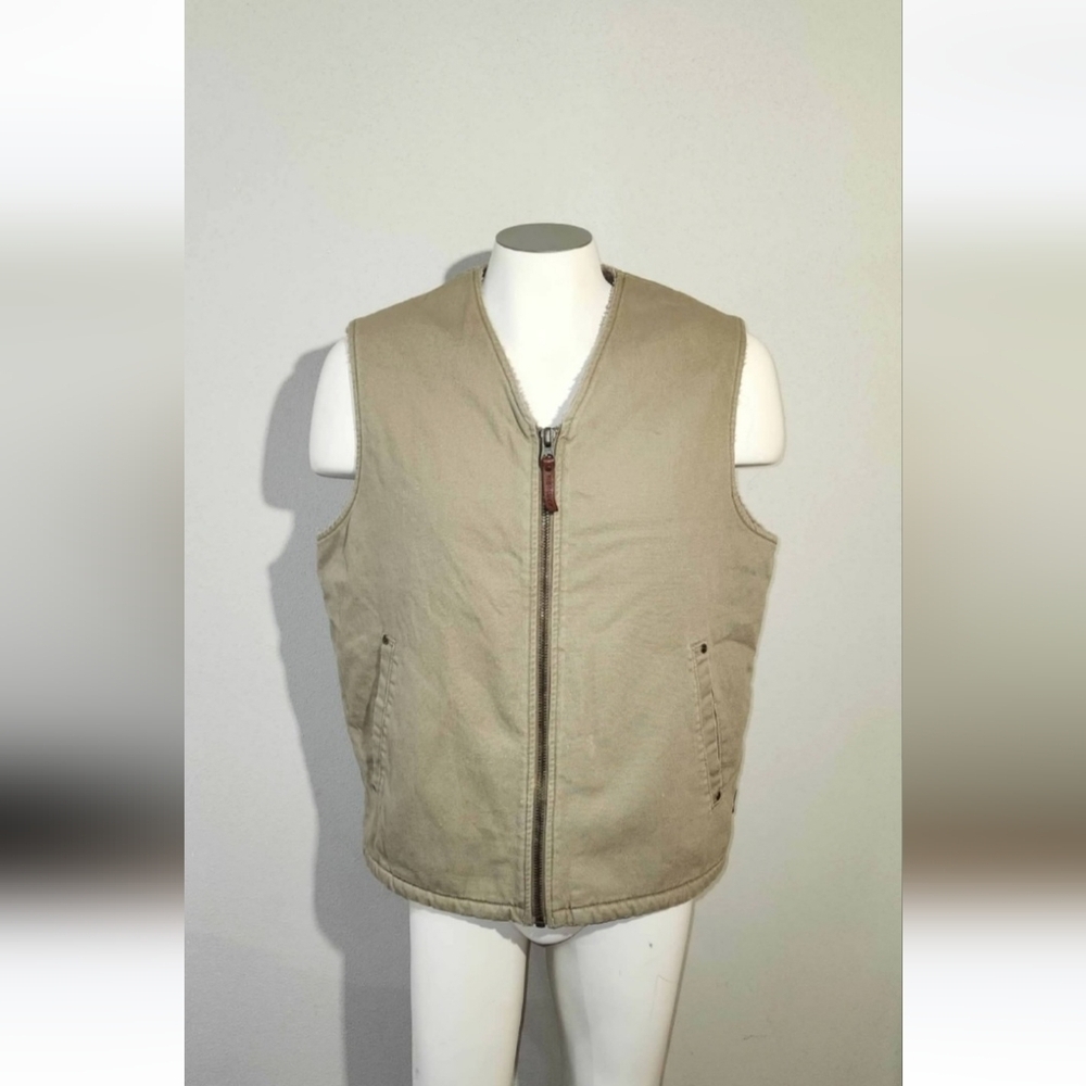 Woolrich Lined Vest Full Zip Wool Blend Work Chore Men's * read description *